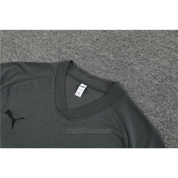 Chandal del Borussia Dortmund Manga Corta 2022-2023 Gris - Pantalon Corto